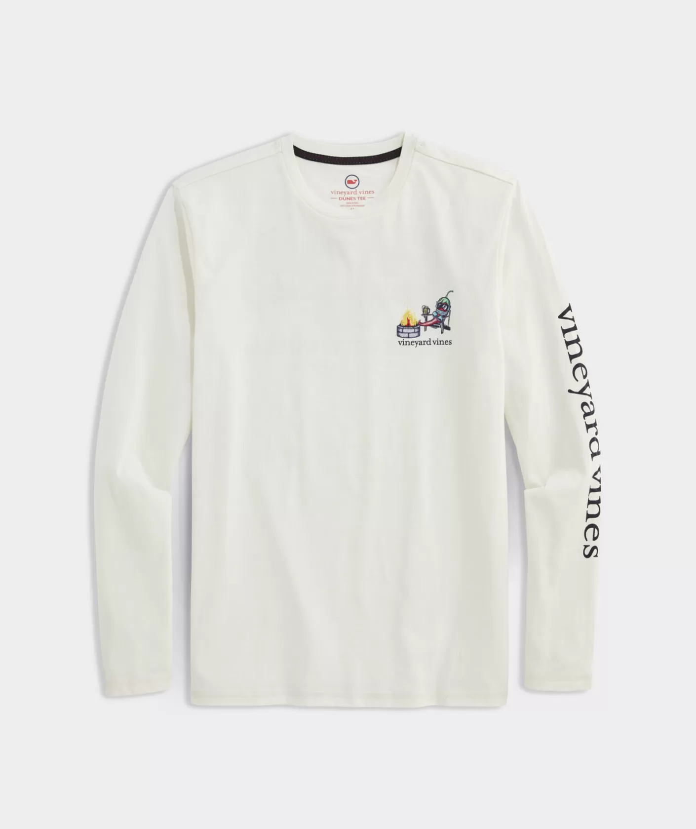 Vineyard Vines Chilly Peppers Long-Sleeve Dunes Tee< Tees