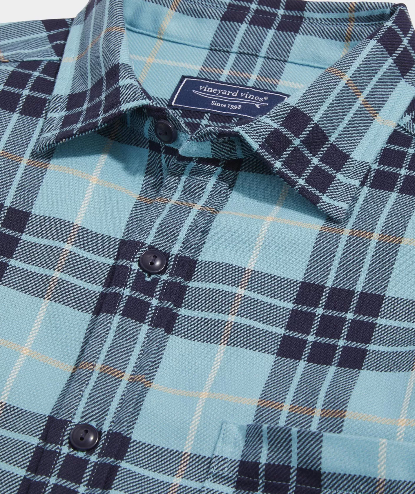 Vineyard Vines Cotton Twill Plaid Shirt< Button-Down Shirts