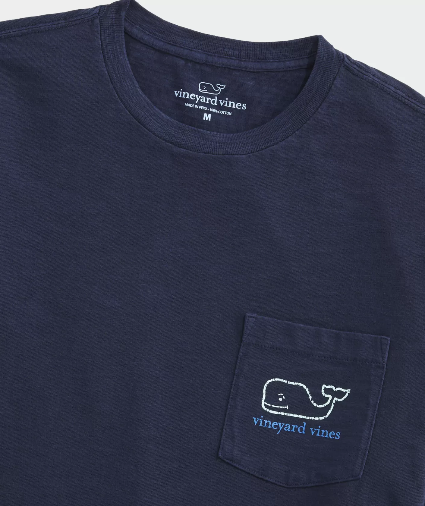 Vineyard Vines Garment-Dyed Vintage Whale Long-Sleeve Pocket Tee< Tees