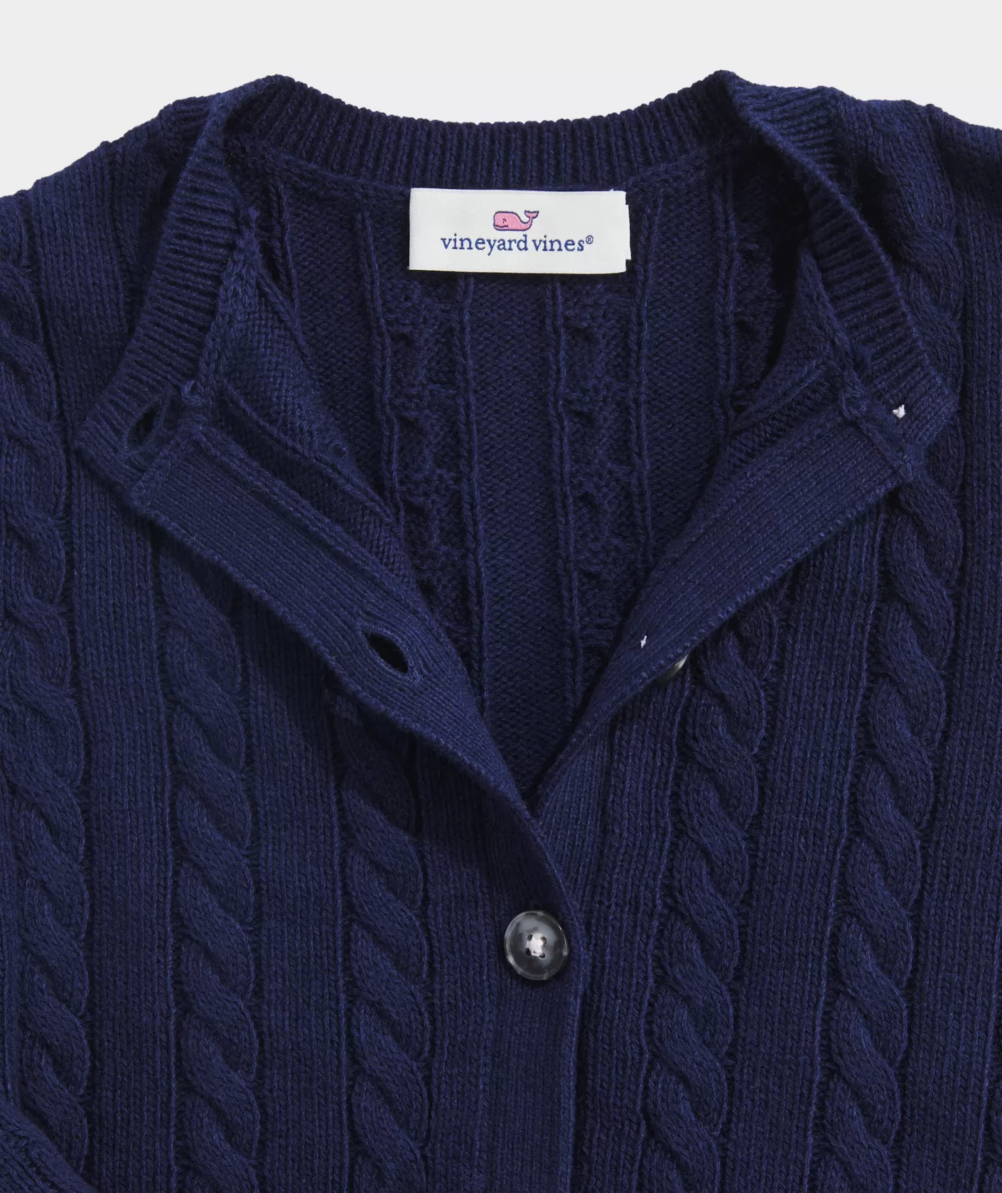 Vineyard Vines Girls' Embroidered Whale Rollneck Sweater< Sweaters