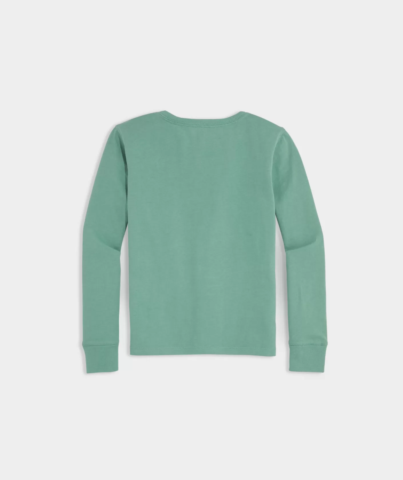 Vineyard Vines Girls' Glitter St. Patrick's Day Whale Long-Sleeve Pocket Tee< Tops, Tees & Polos