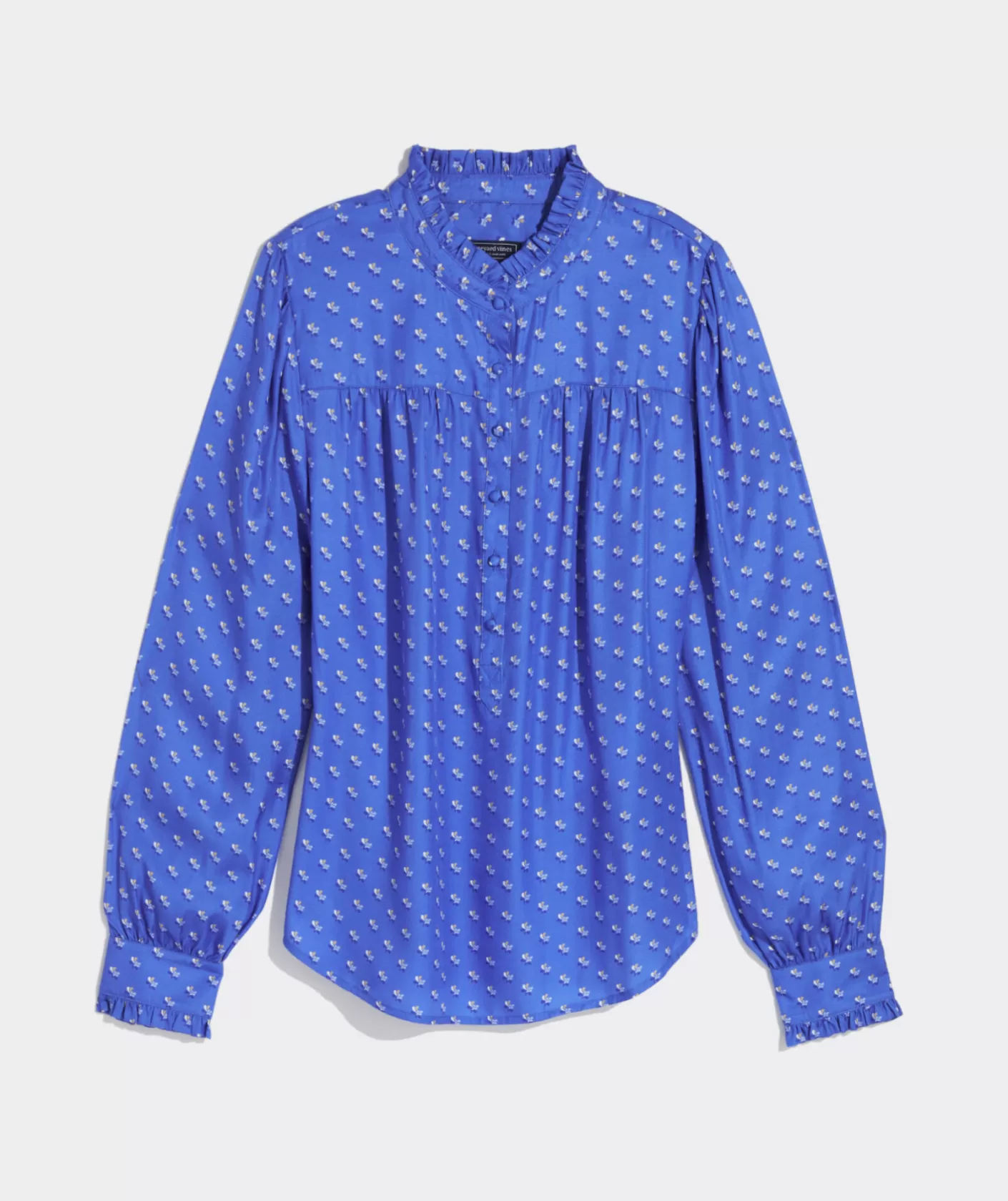 Vineyard Vines Ivy League Floral Smocked Top< Shirts & Tops