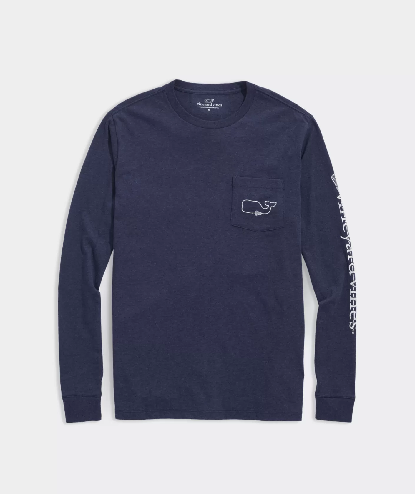 Vineyard Vines Lacrosse Stick Whale Long-Sleeve Pocket Tee< Tees