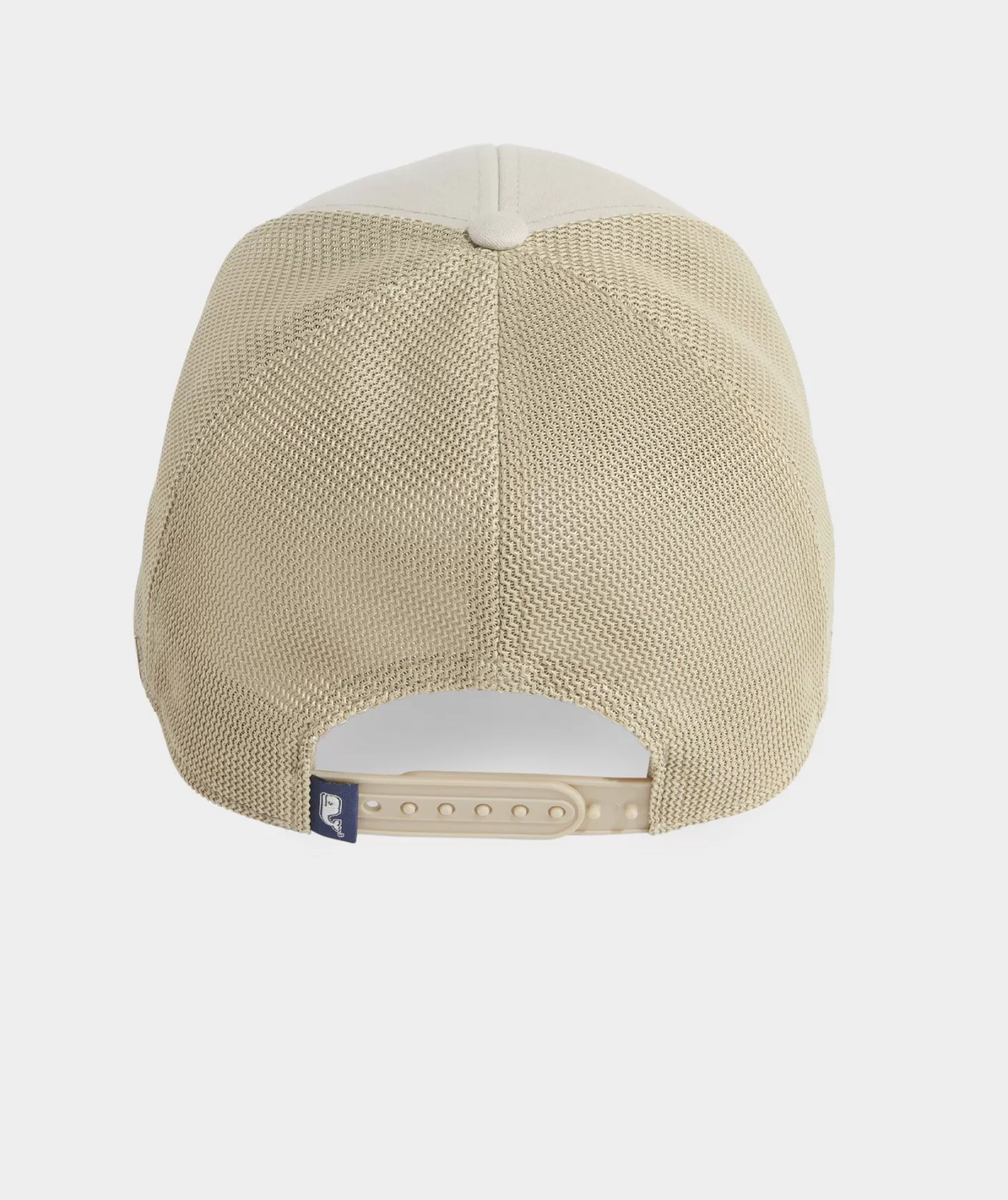 Vineyard Vines Leather Whale Dot Patch Trucker< Hats