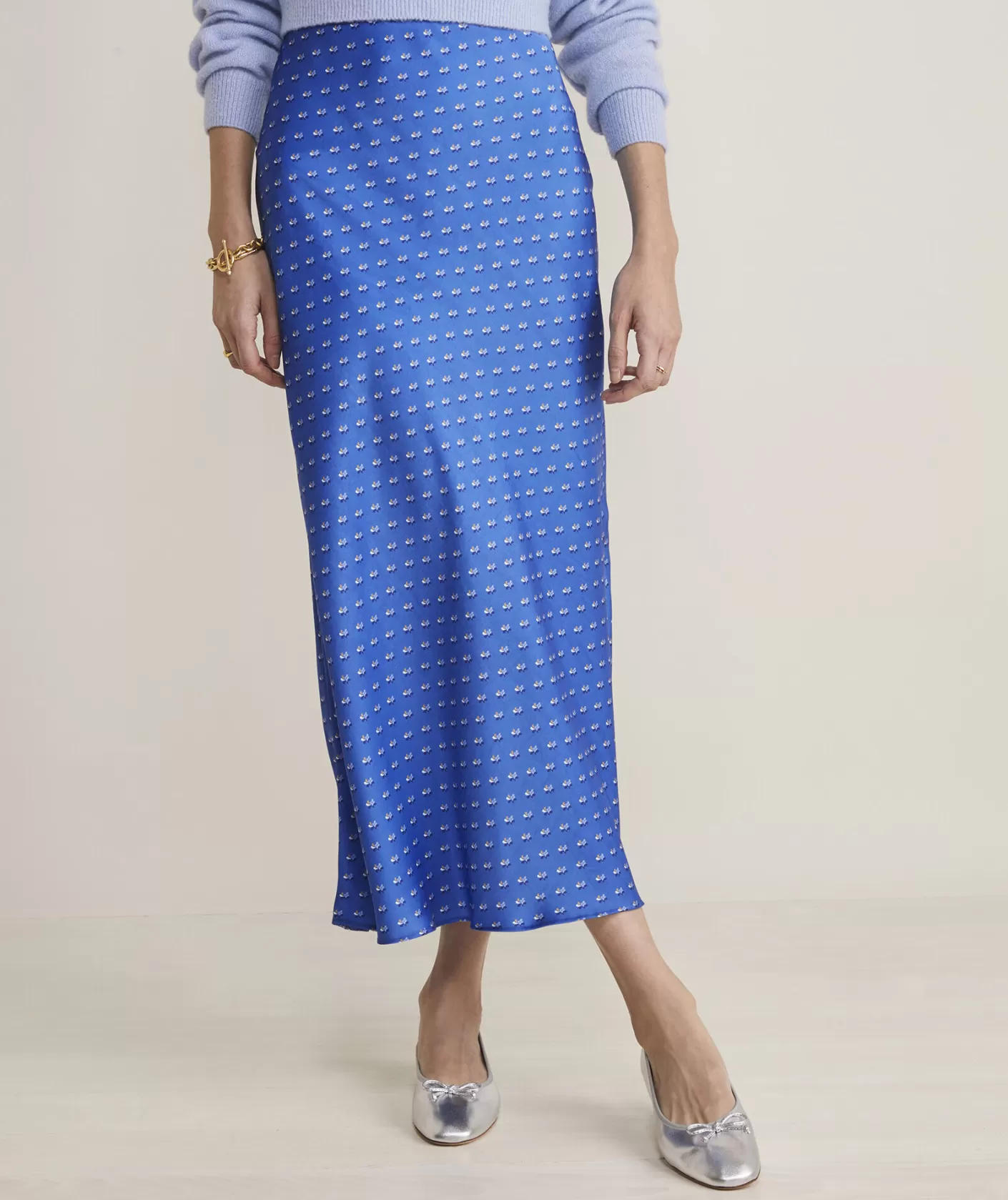 Vineyard Vines Satin Midi Slip Skirt< Dresses & Skirts