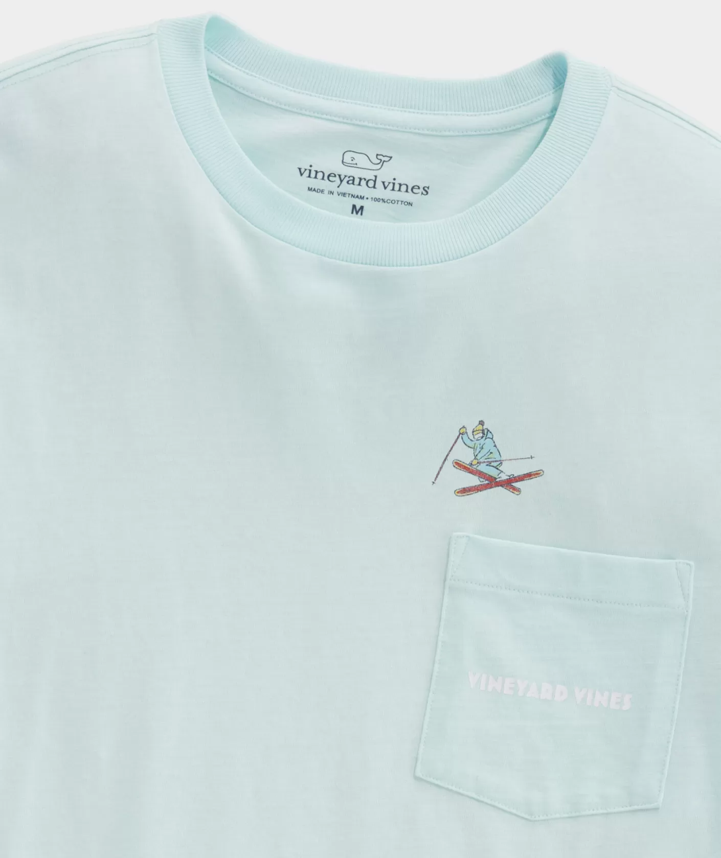 Vineyard Vines Ski Jump Long-Sleeve Pocket Tee< Tees