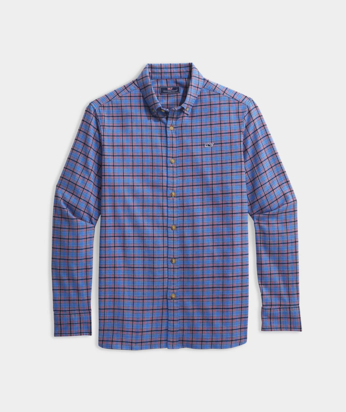 Vineyard Vines Stretch Flannel Check Shirt< Button-Down Shirts