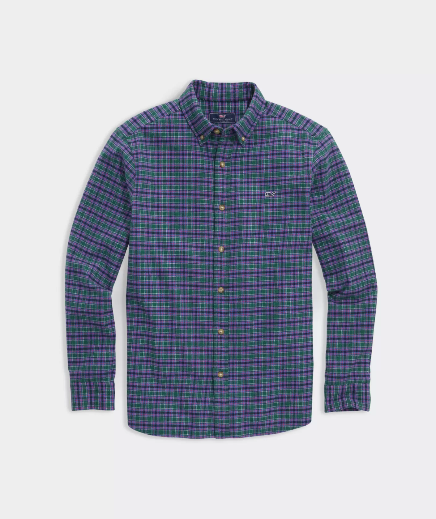 Vineyard Vines Stretch Flannel Check Shirt< Button-Down Shirts