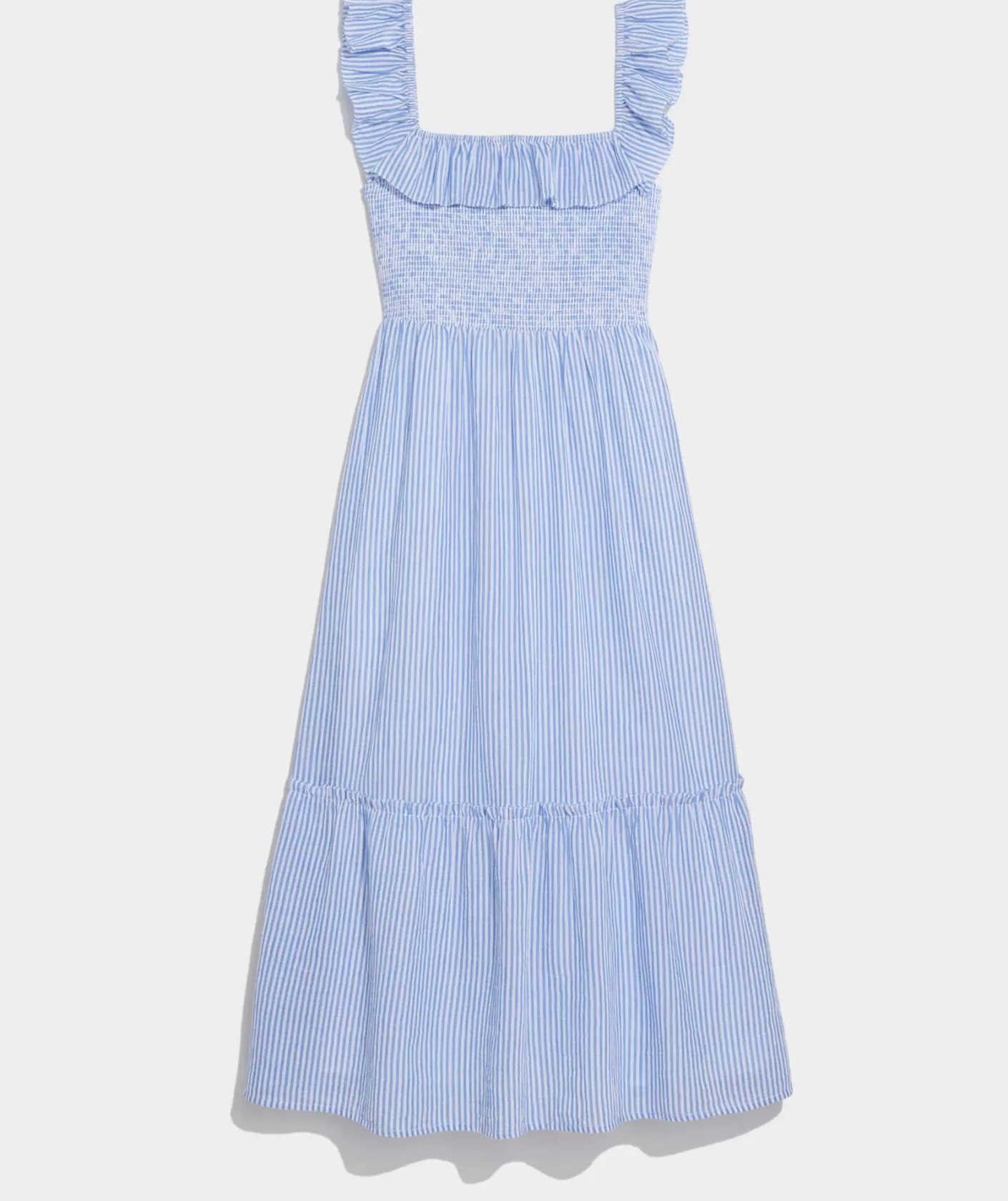 Vineyard Vines Striped Smocked Midi Dress< Dresses & Skirts