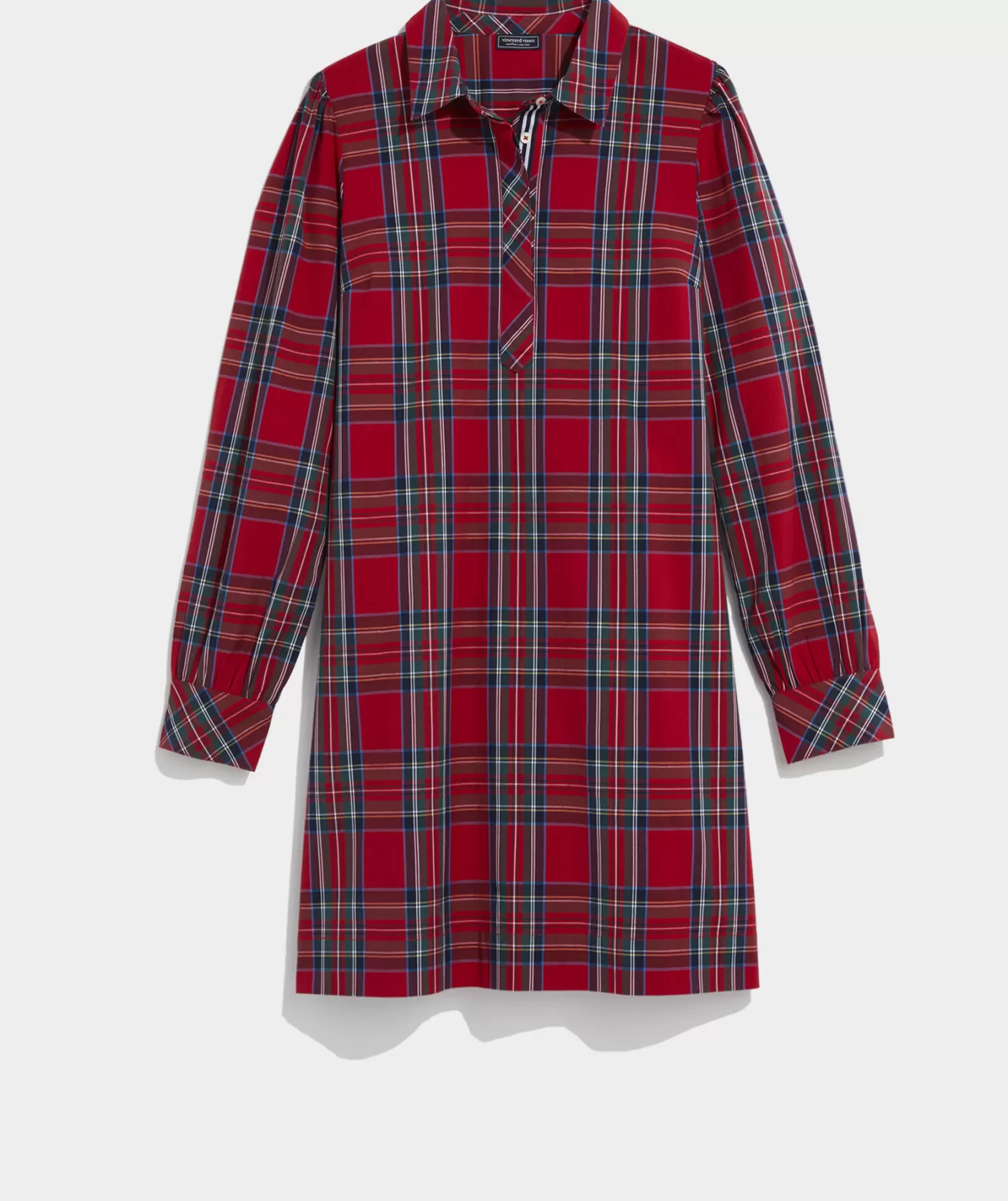 Vineyard Vines Tartan Poplin Popover Dress< Dresses & Skirts