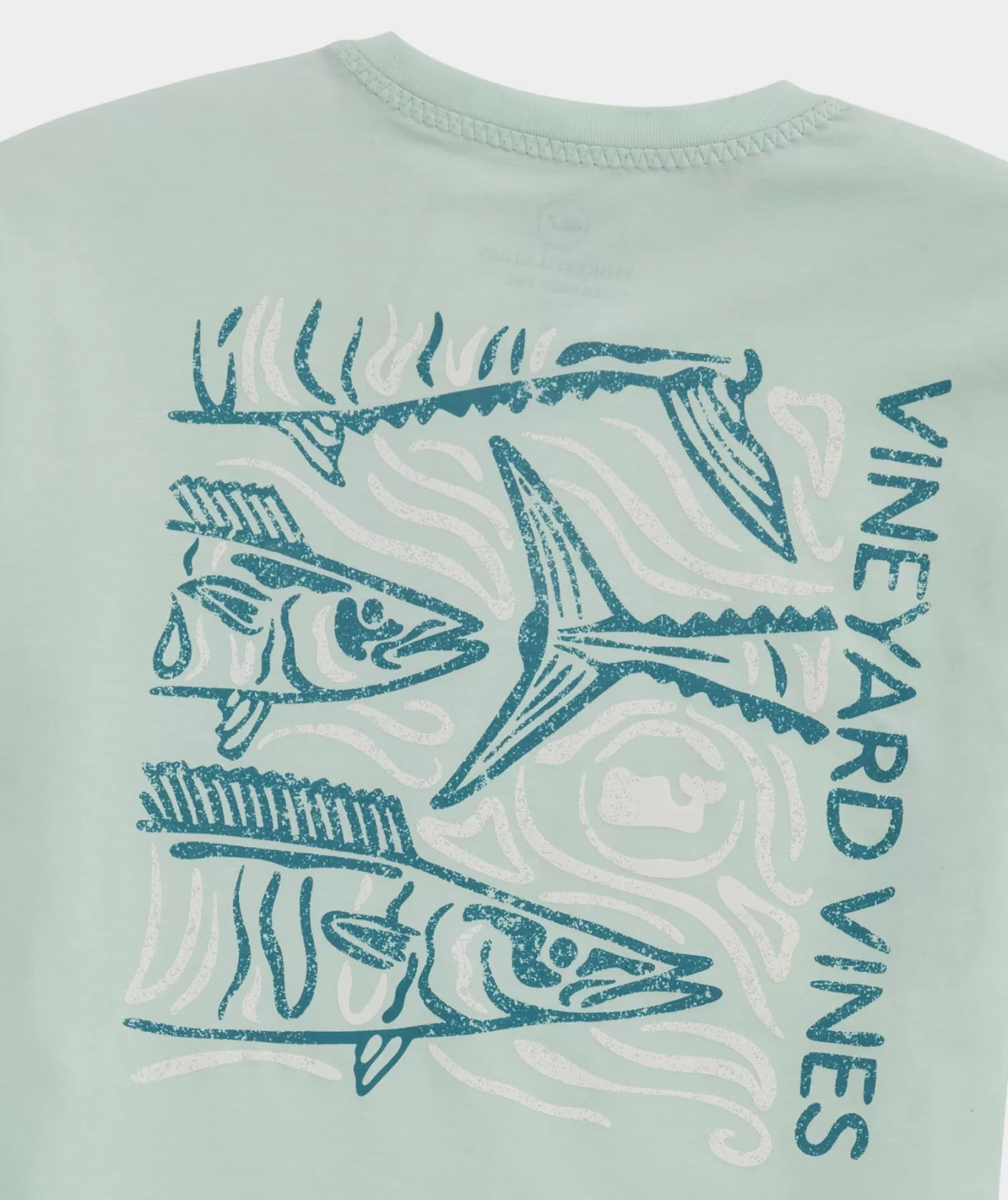 Vineyard Vines Textured Wahoo Long-Sleeve Dunes Tee< Tees