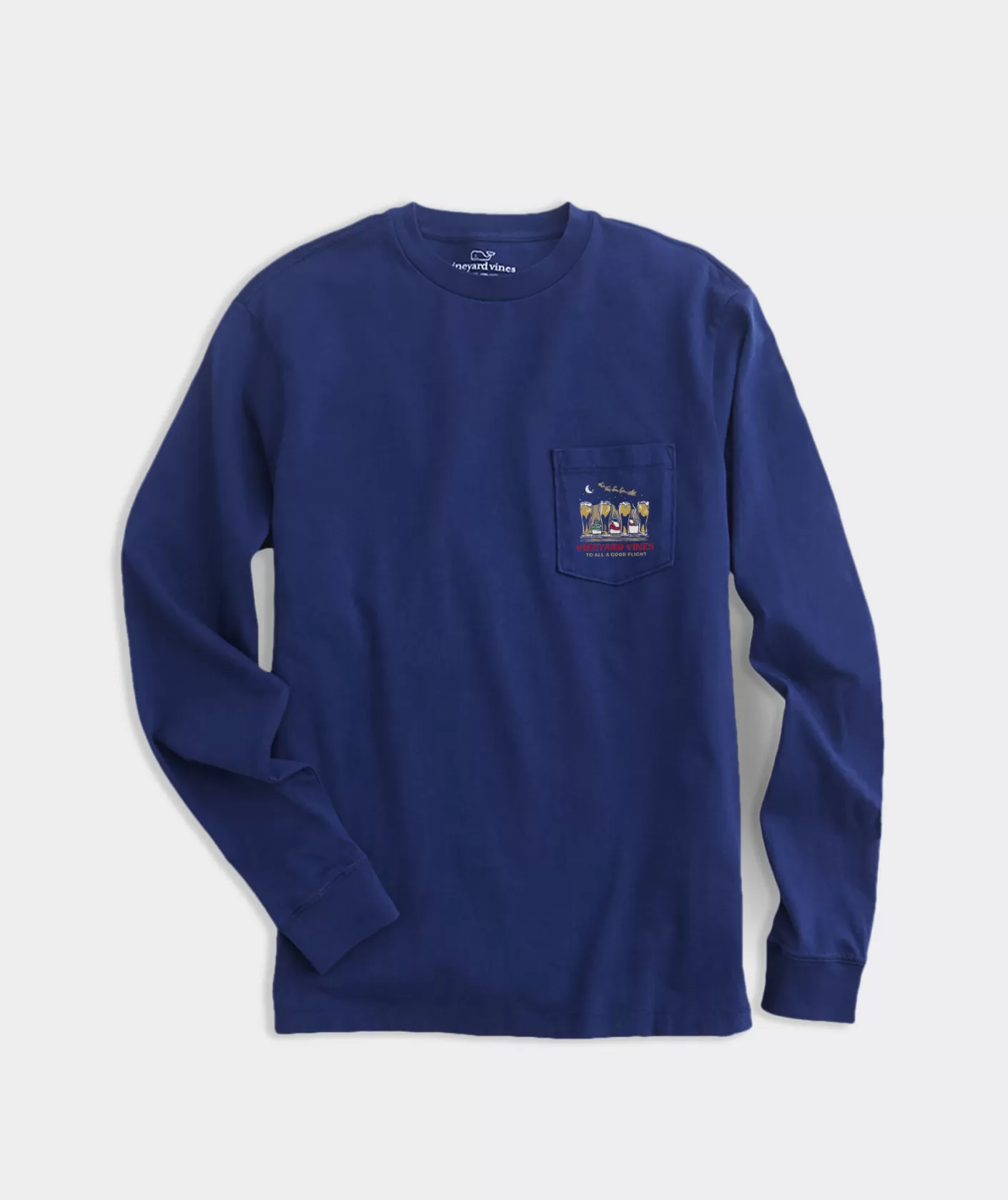 Vineyard Vines To All a Good Flight Long-Sleeve Tee< Tees